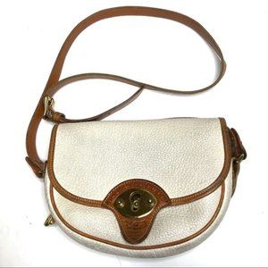 Dooney & Bourke White Leather Crossbody Purse